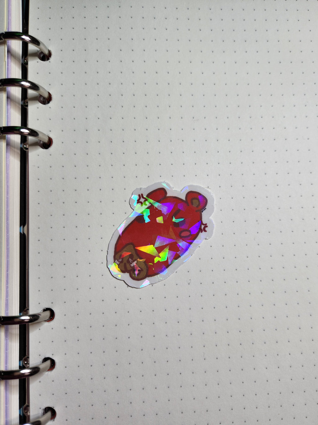 Angybara Sticker - Wasserfest Holografisch