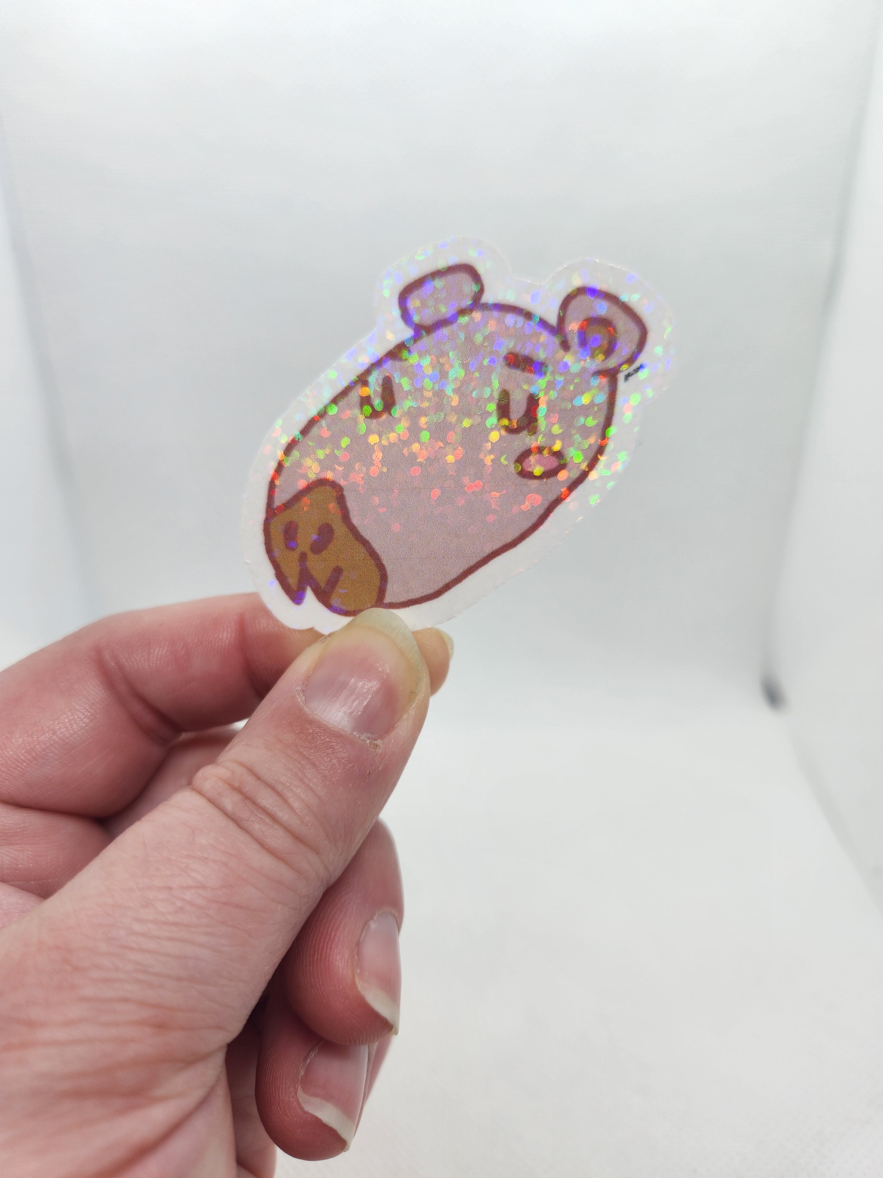 UWUbara Sticker - Water Resistant Holographic