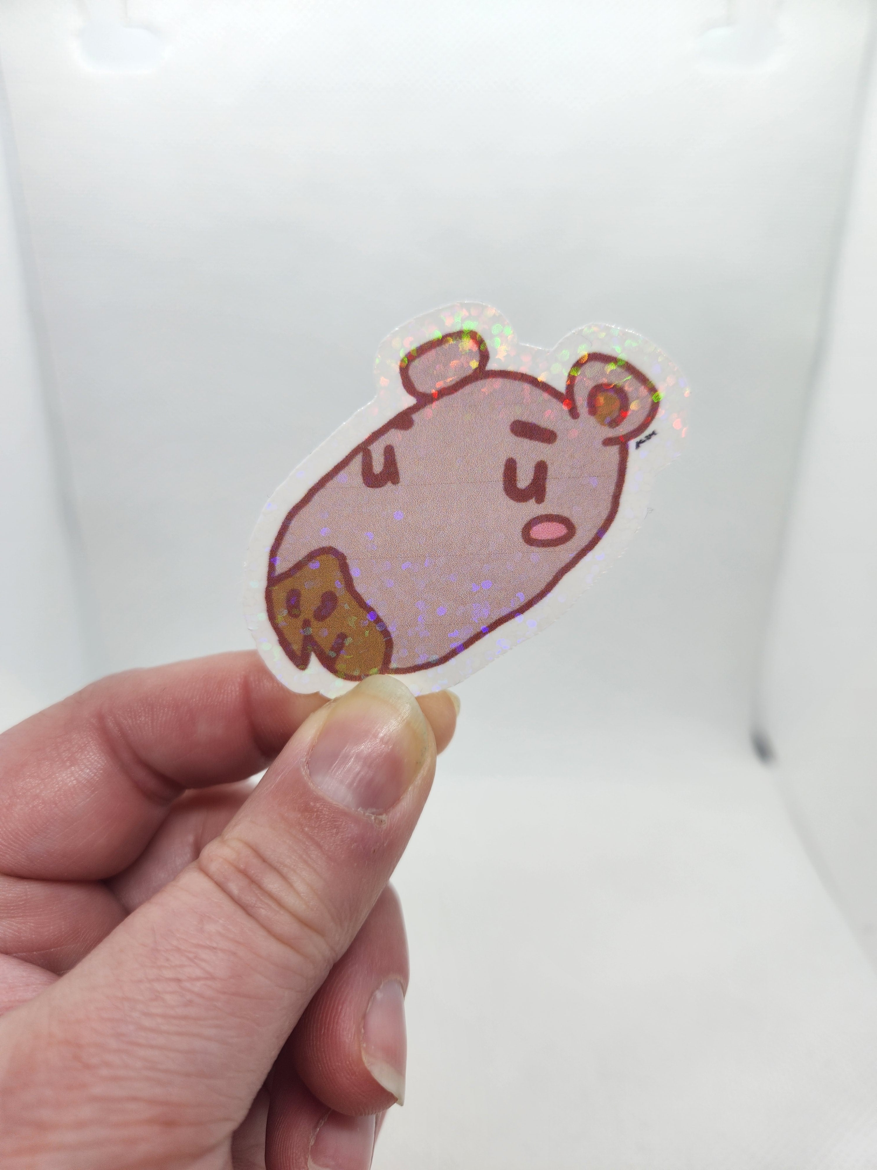 UWUbara Sticker - Water Resistant Holographic