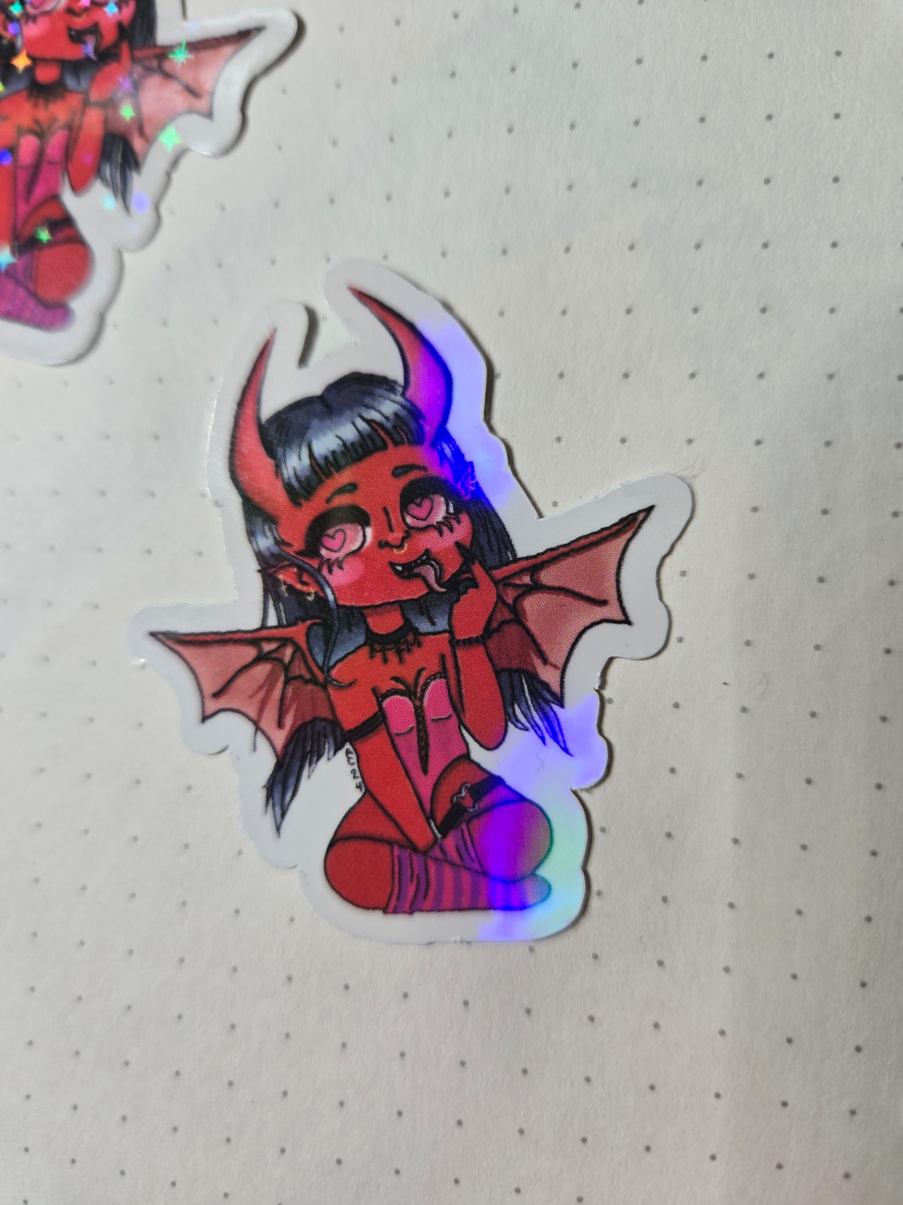 Succubus Girl Sticker