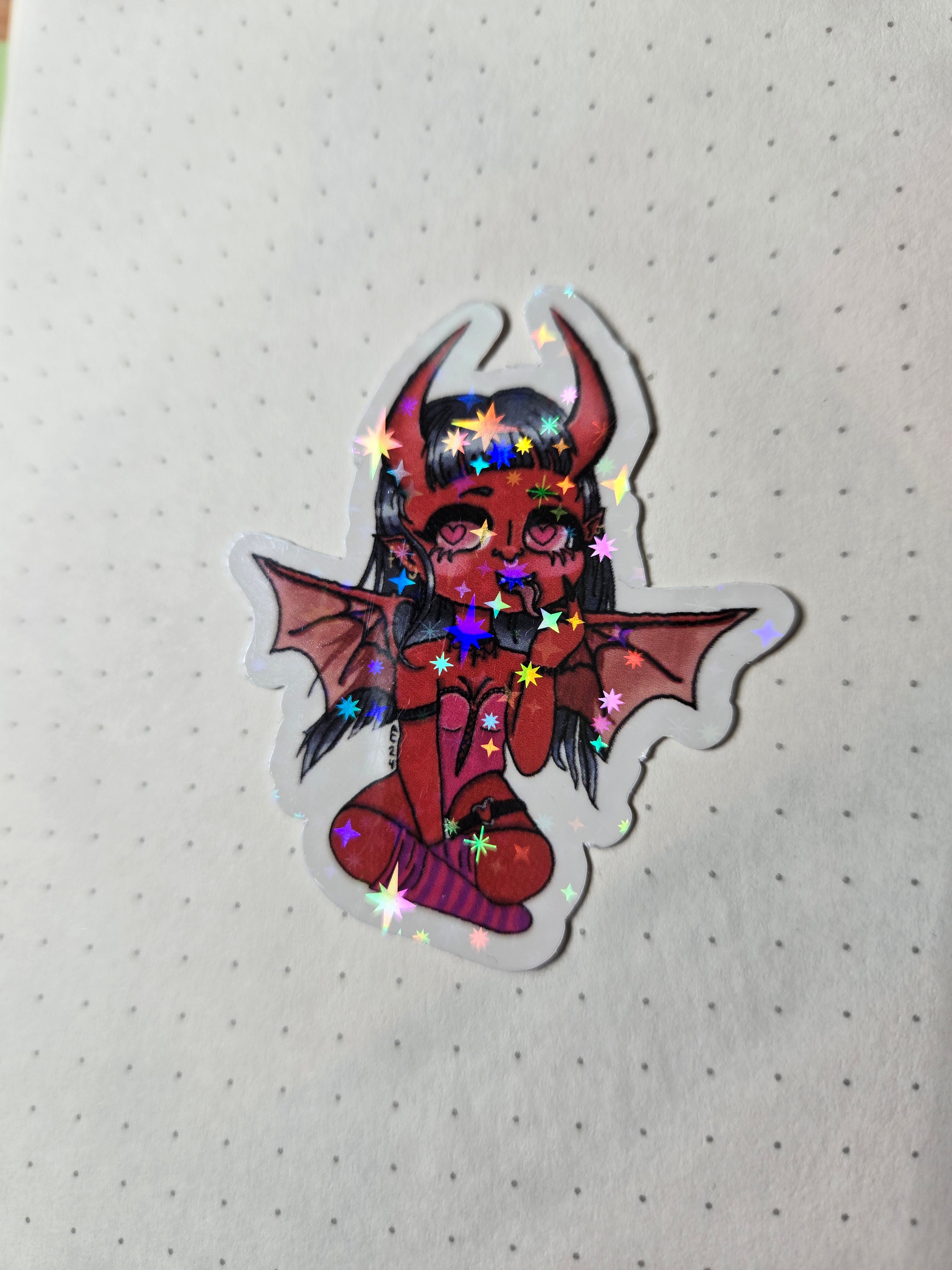 Succubus Girl Sticker