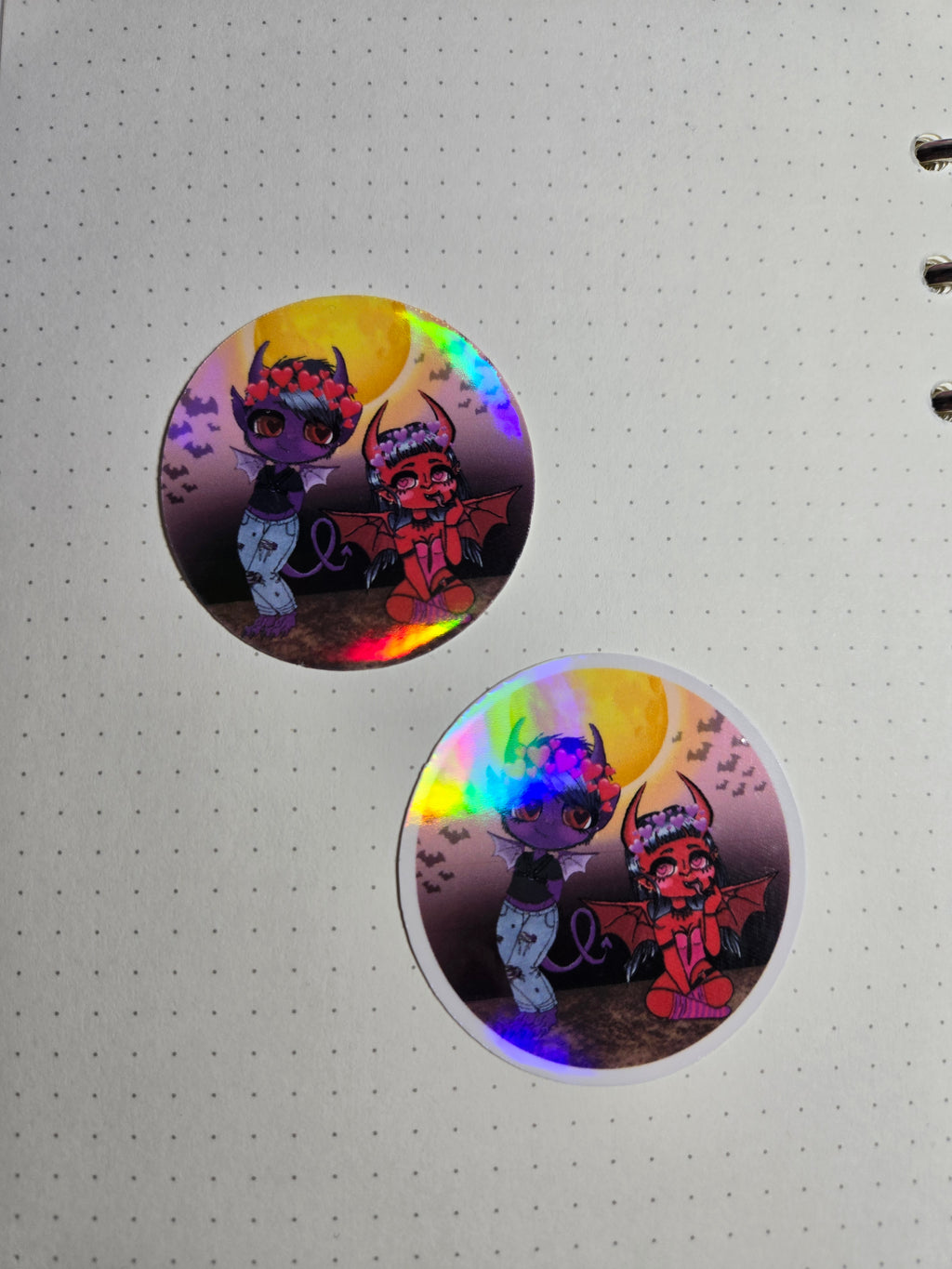 Demon Halloween Sticker