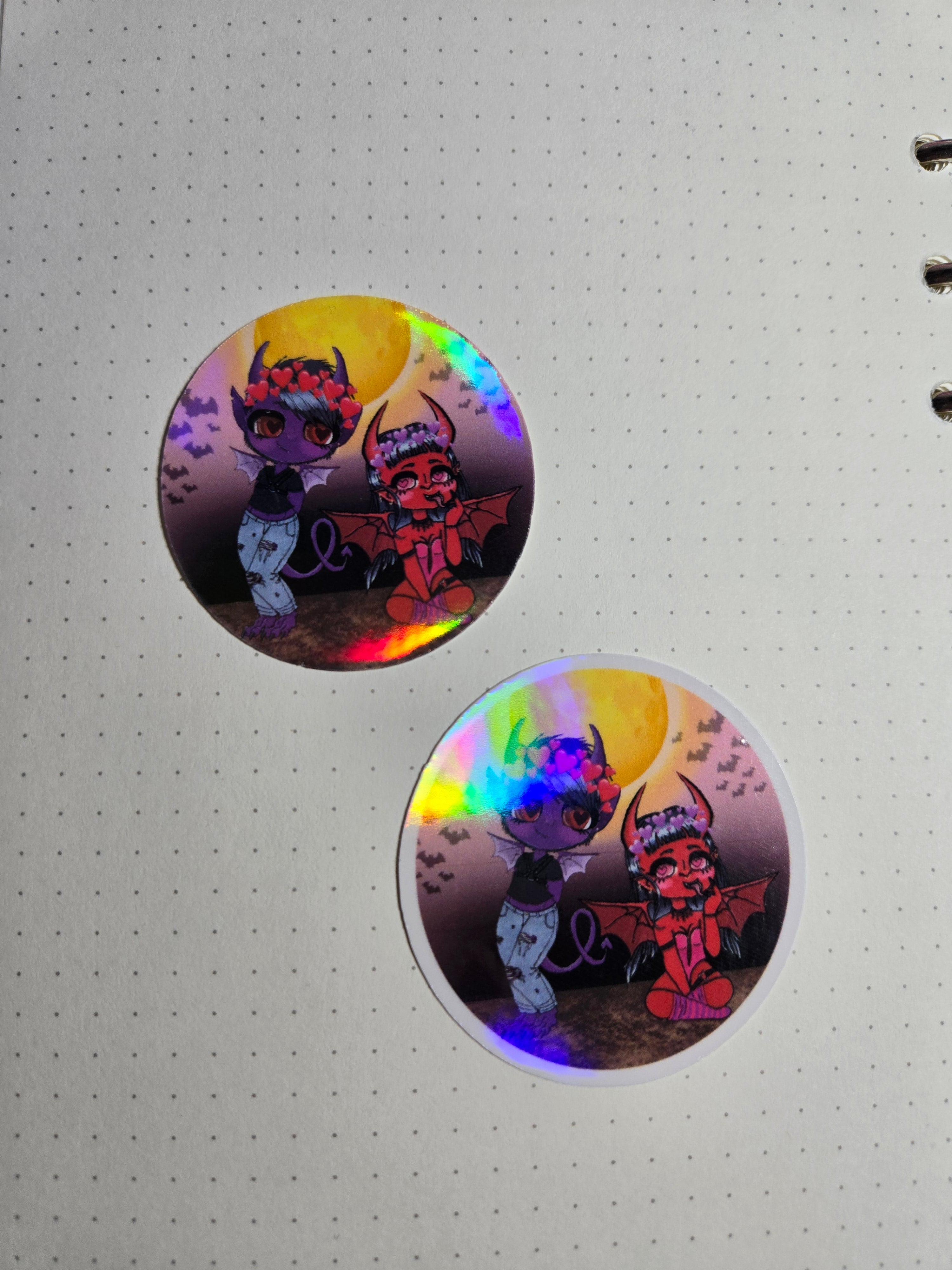 Demon Halloween Sticker