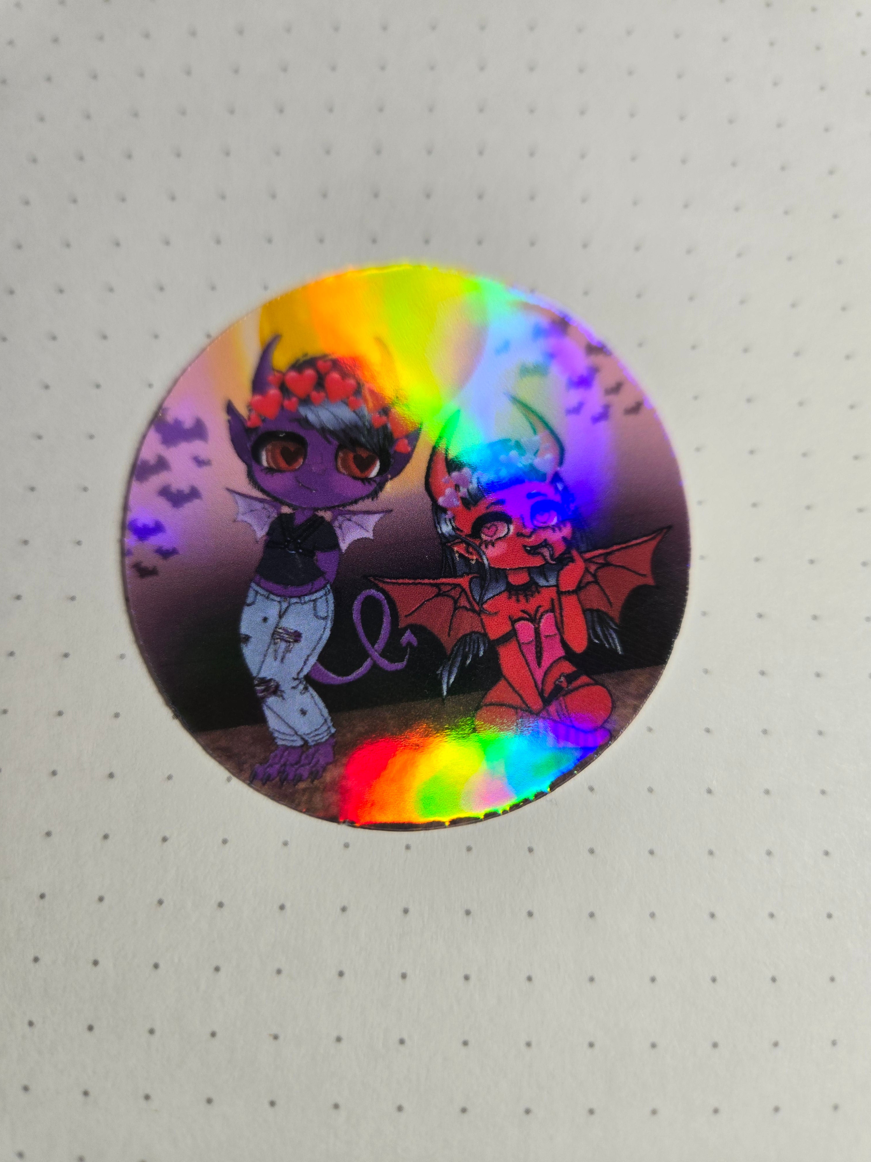 Demon Halloween Sticker