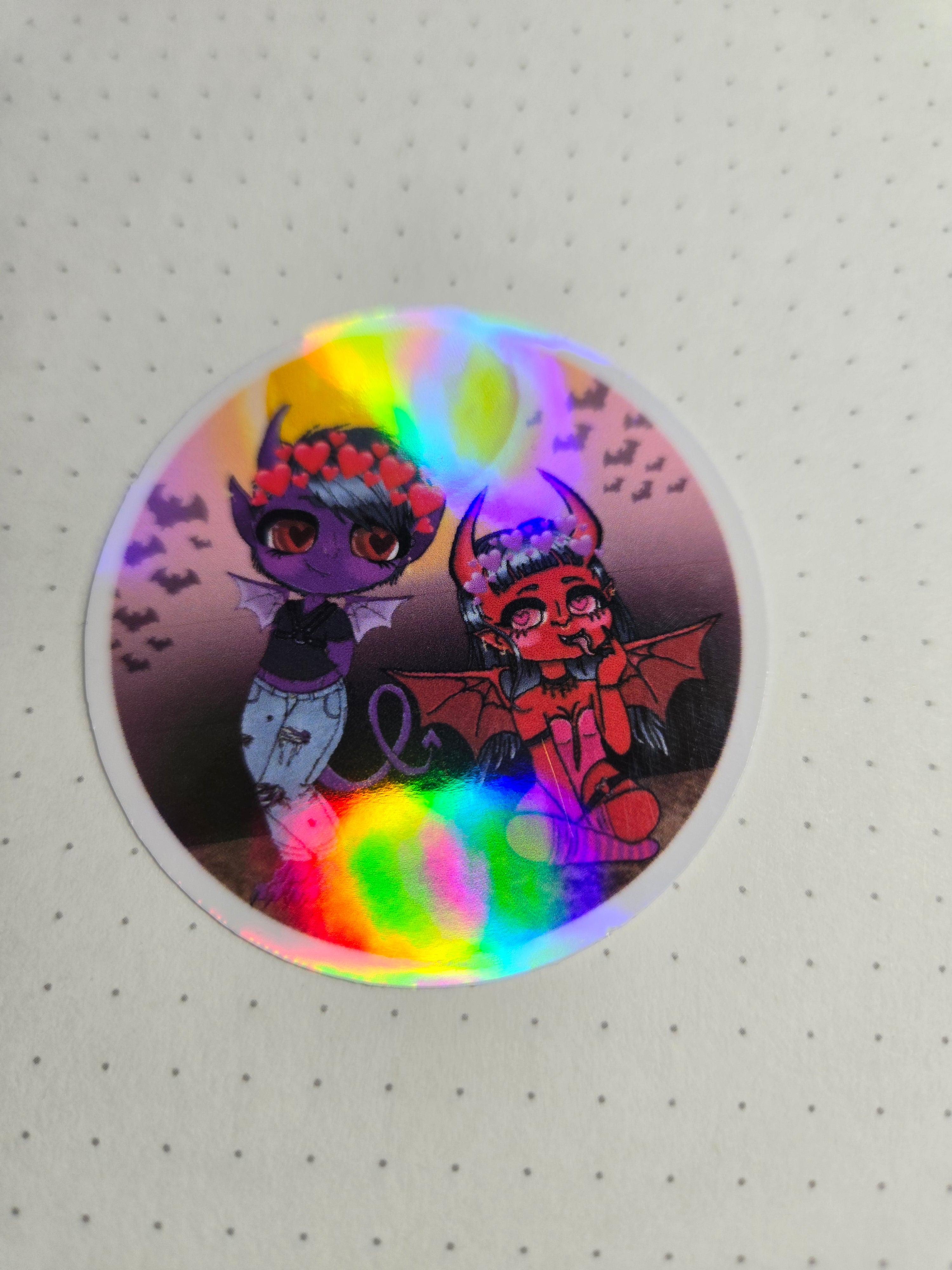 Demon Halloween Sticker