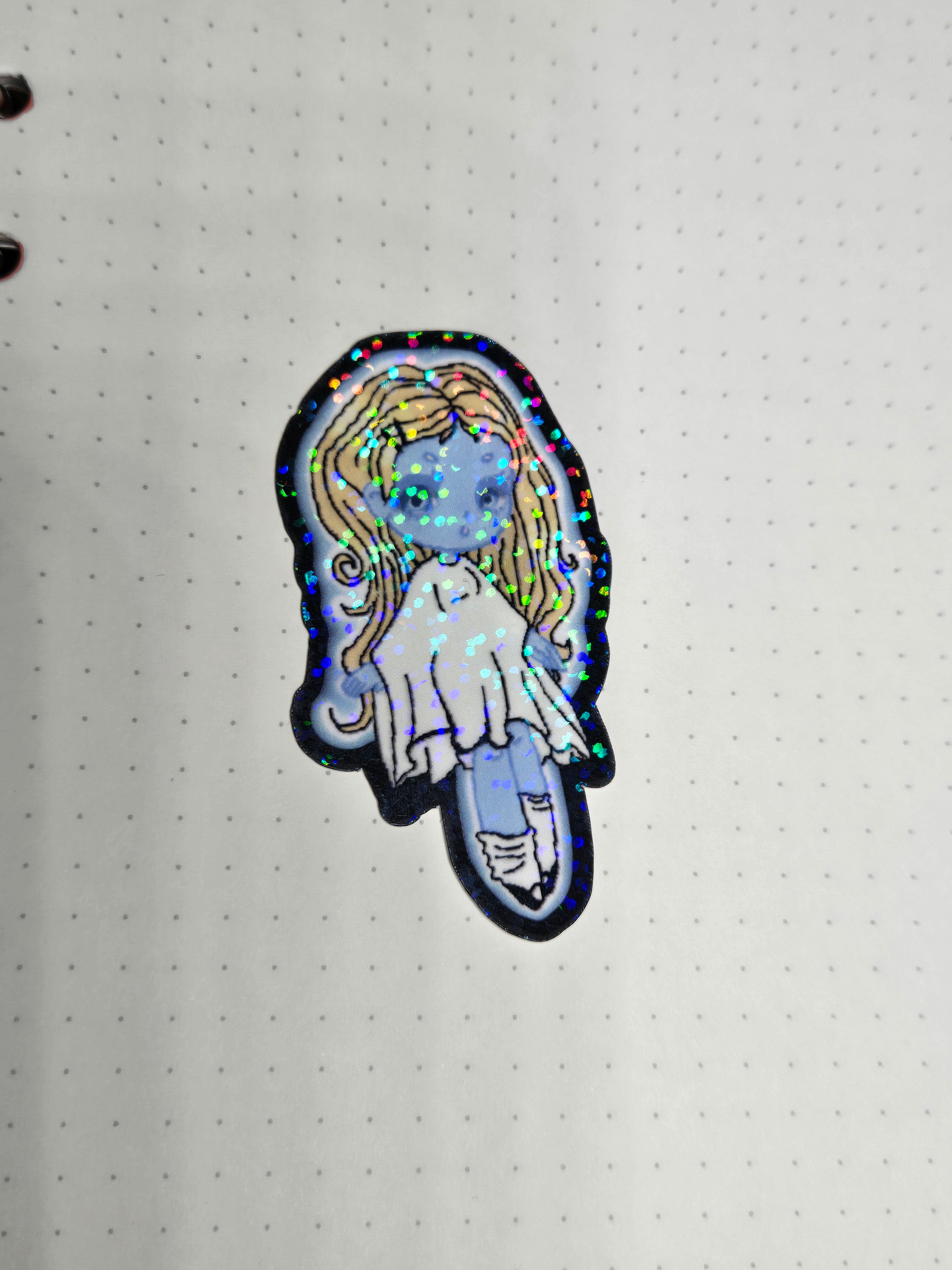 Ghost Girl Sticker