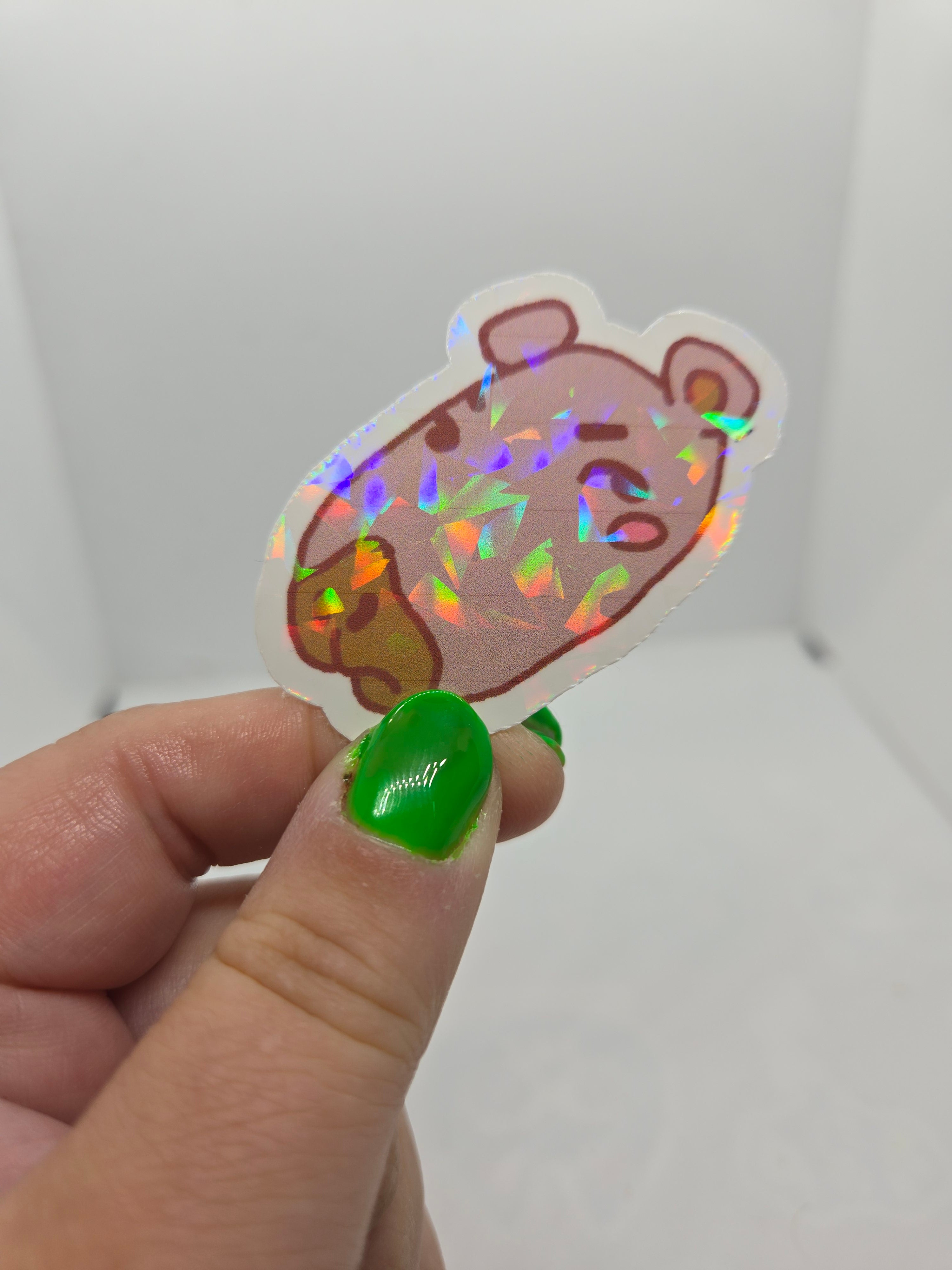 Saltybara Sticker - Water Resistant Holographic