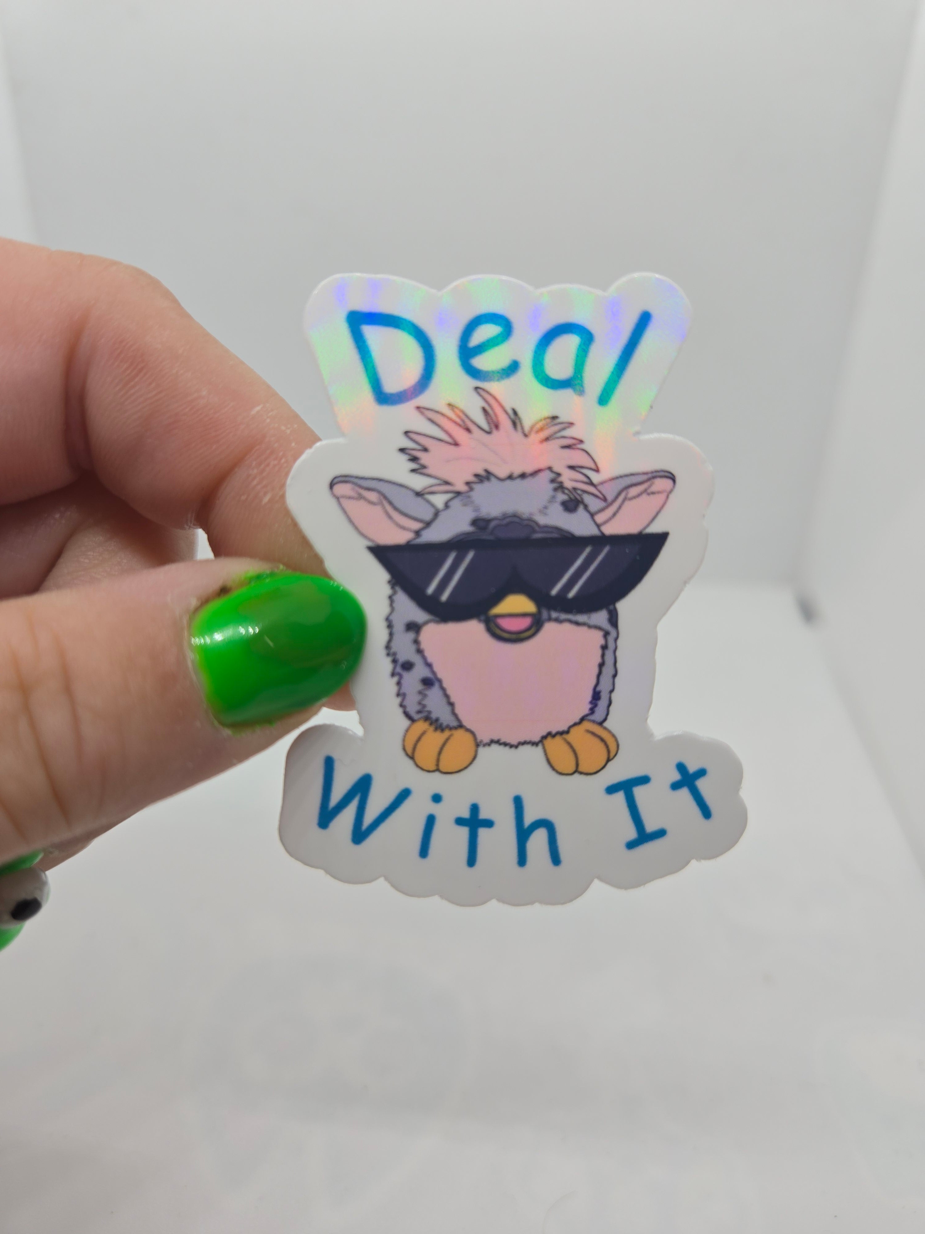 Deal With It Furby Sticker