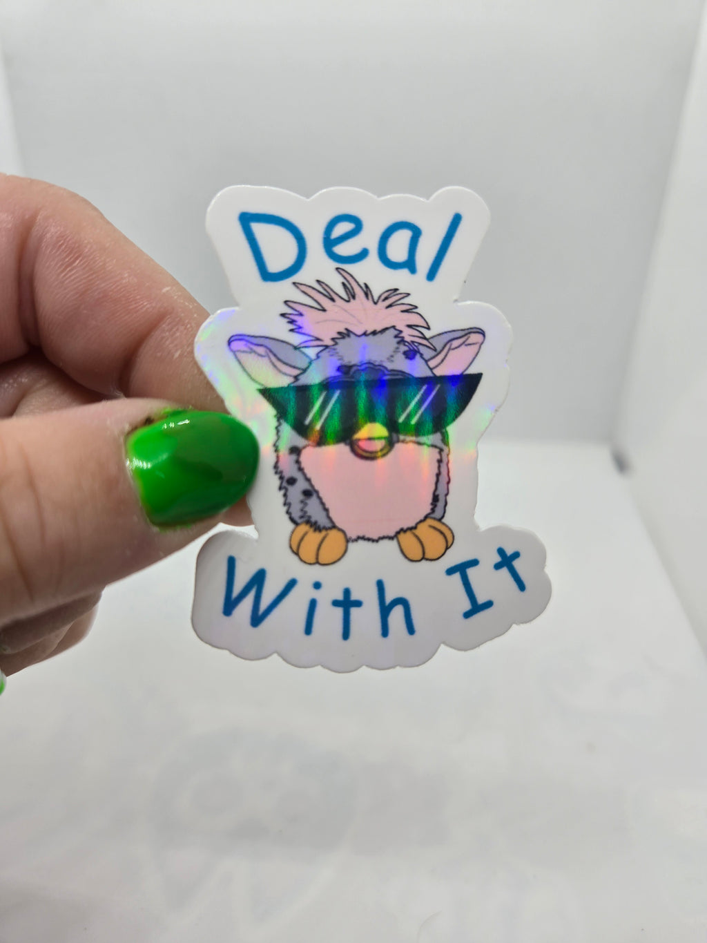 Deal With It Furby Sticker