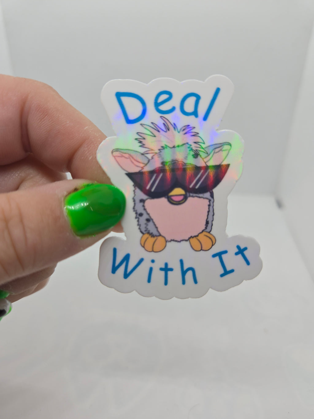 Deal With It Furby Sticker