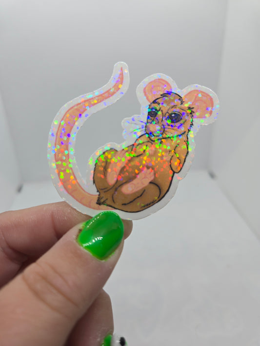 Cozy Rat Sticker