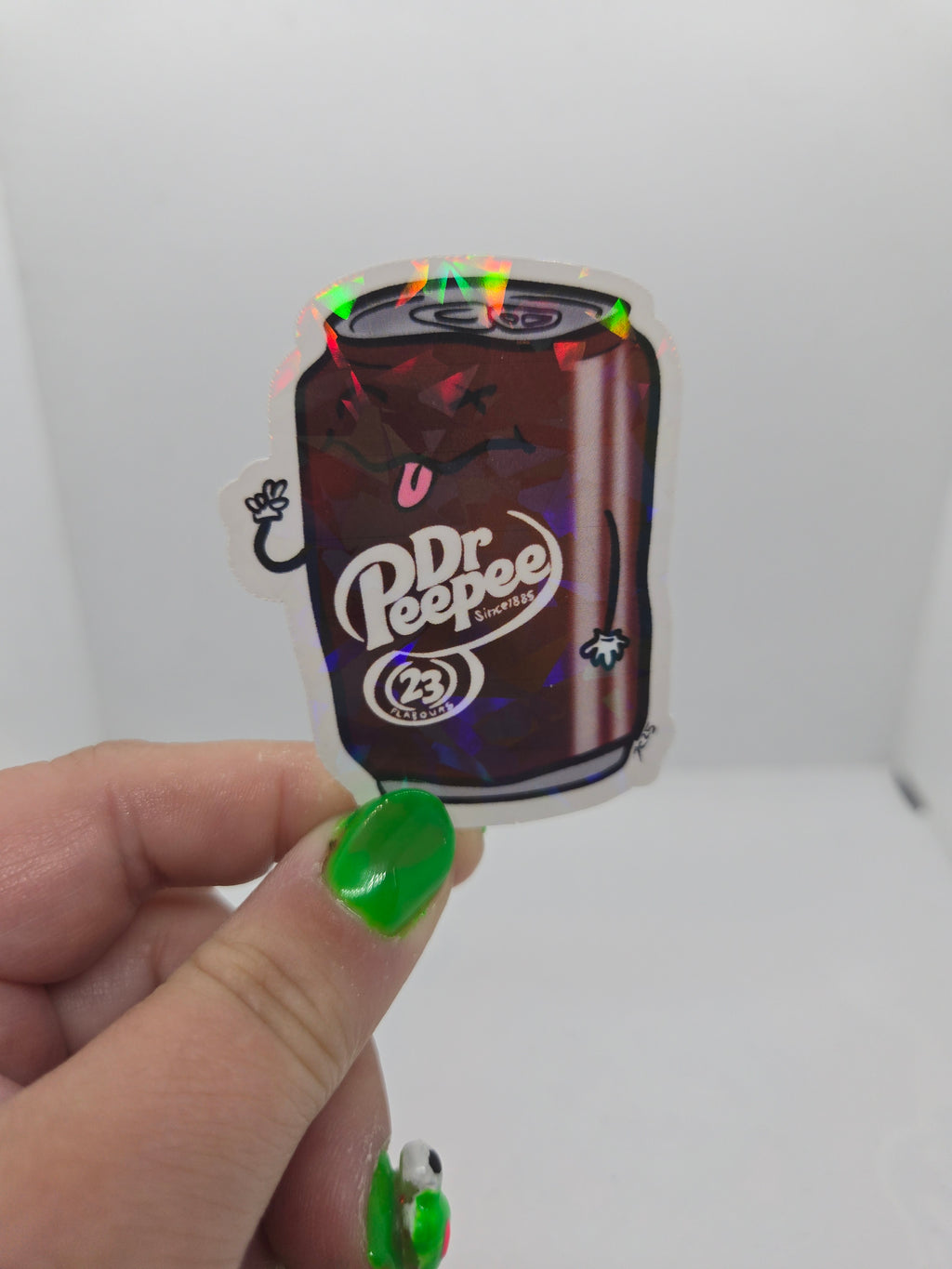 Dr PeePee Silly Soda Sticker