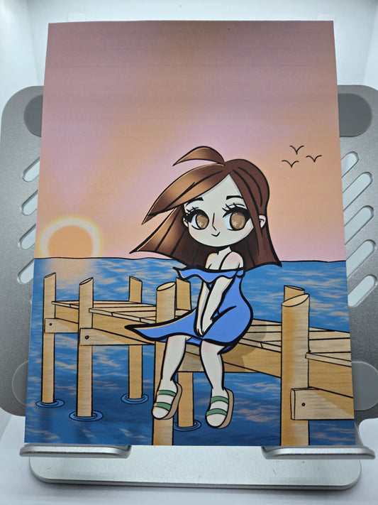 5 x 7 Print - Pier Girl