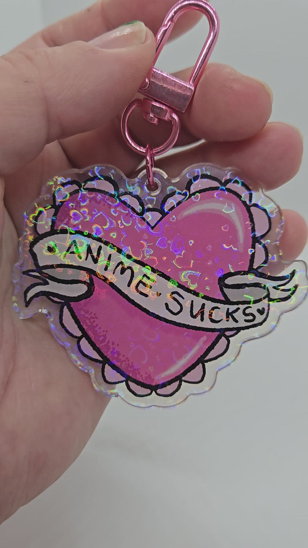 Anime Sucks Keychain