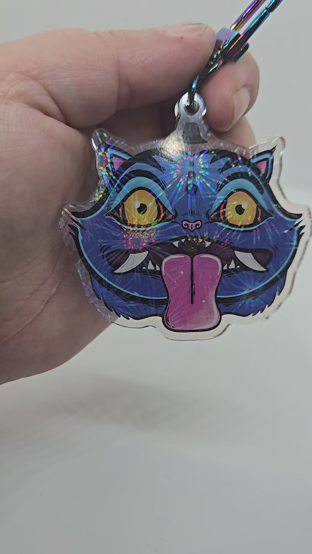 Derpy Tiger Keychain