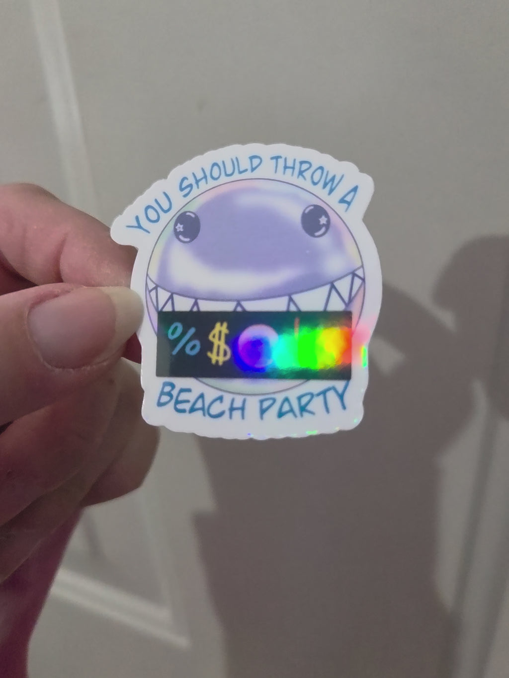 Beach Bubble Sticker