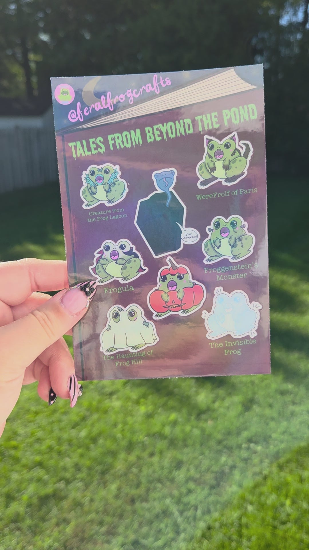 Tales From Beyond the Pond Sticker Sheet