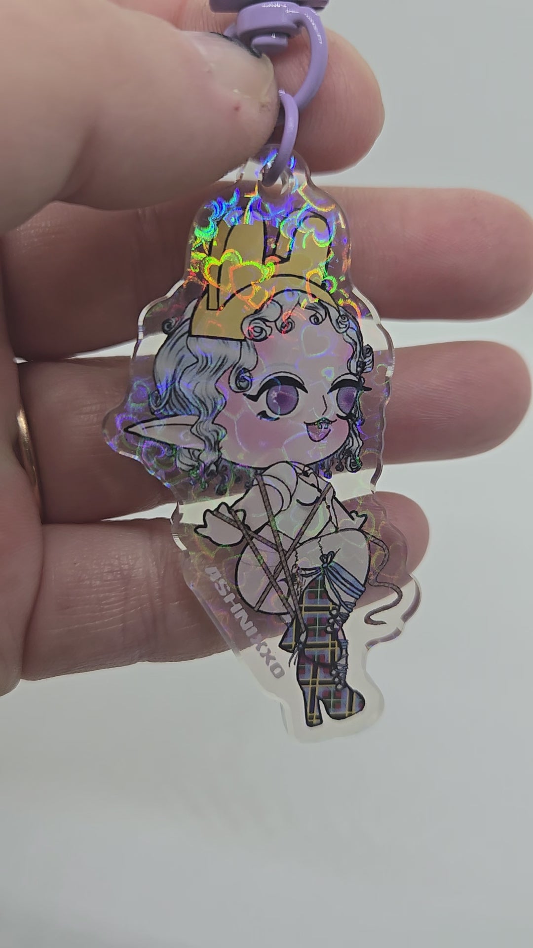 Smoochie Girl Keychain