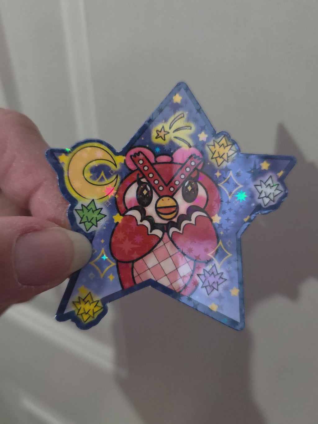 Starry Owl Sticker