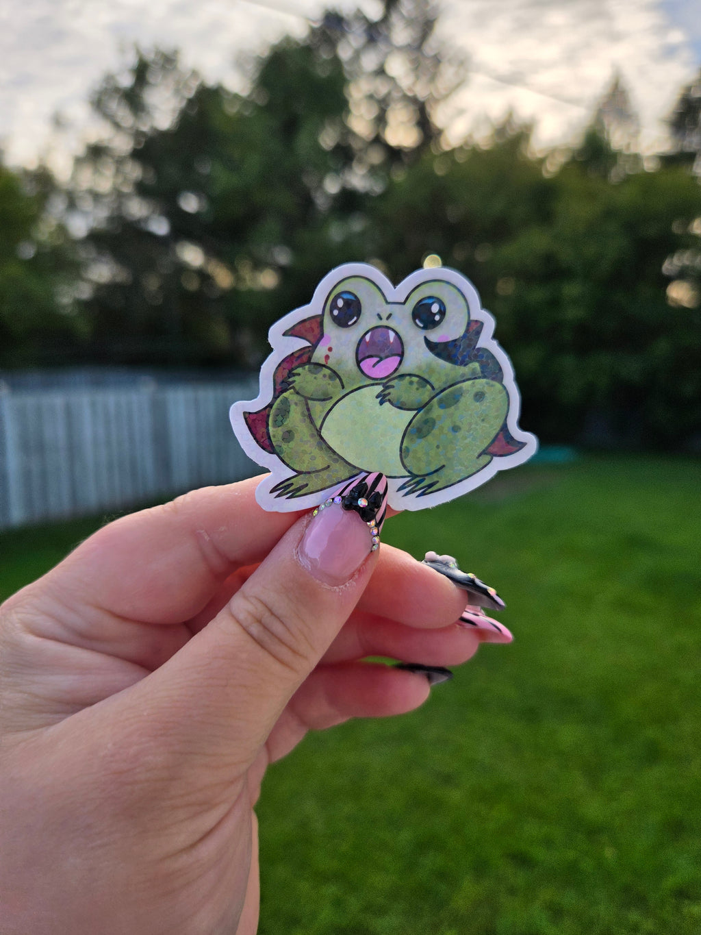 Count Frogula Sticker