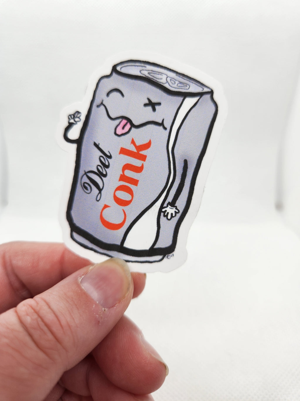 Deet Conk Silly Soda Sticker
