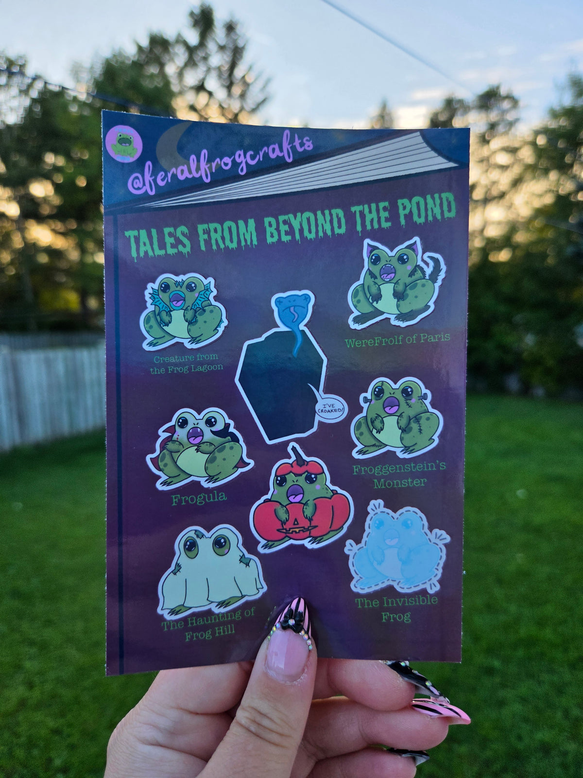 Tales From Beyond the Pond Sticker Sheet