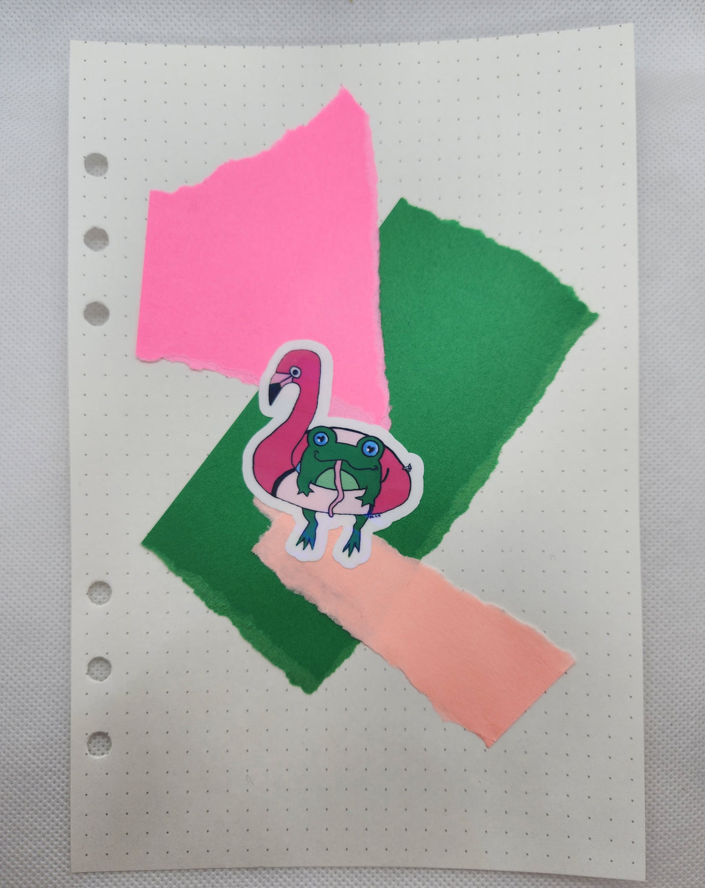 Schwimmender Frosch Sticker