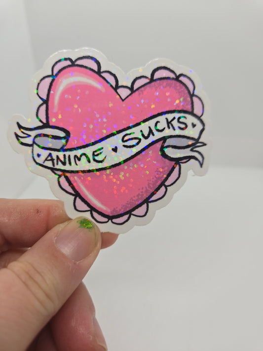 Anime Sucks Sticker