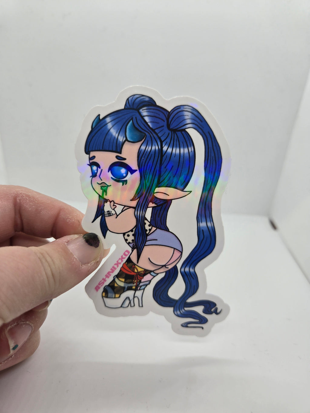 Demi Devil Girl Sticker
