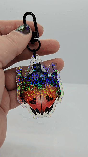 Lady Bug Keychain