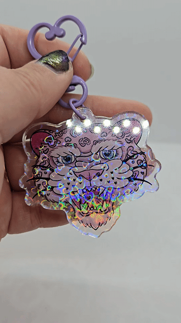 Love Leopard Keychain
