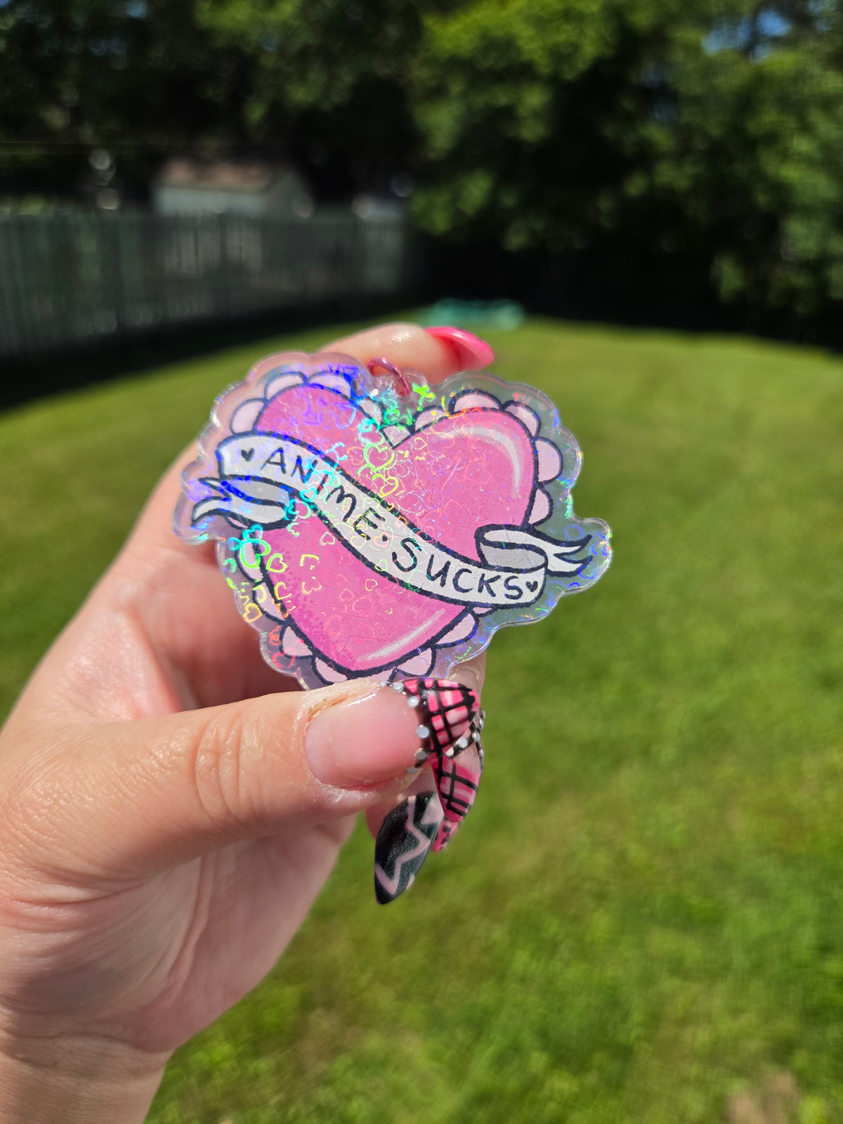 Anime Sucks Keychain