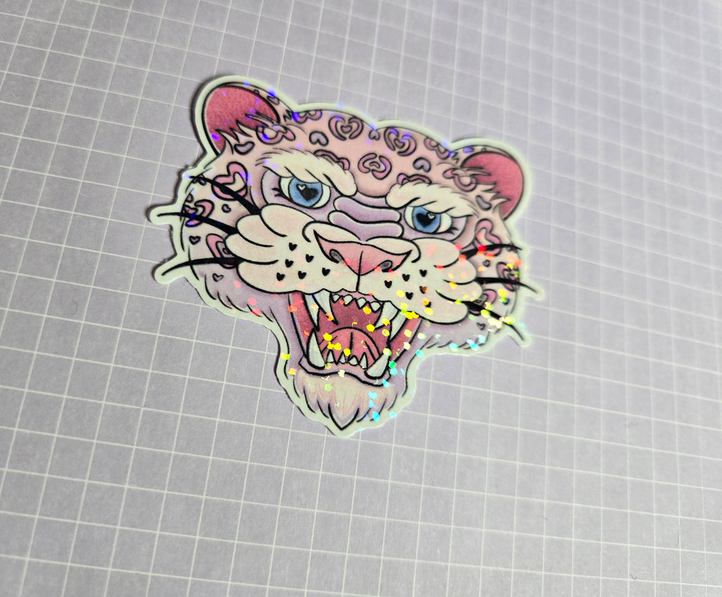 Snow Leopard Sticker
