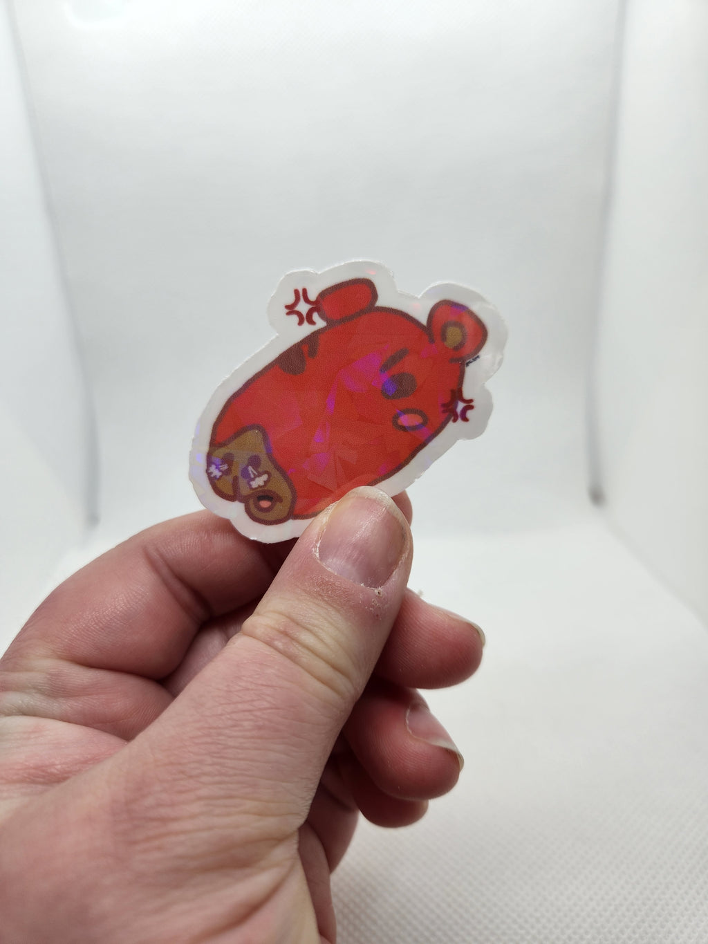 Angybara Sticker - Wasserfest Holografisch