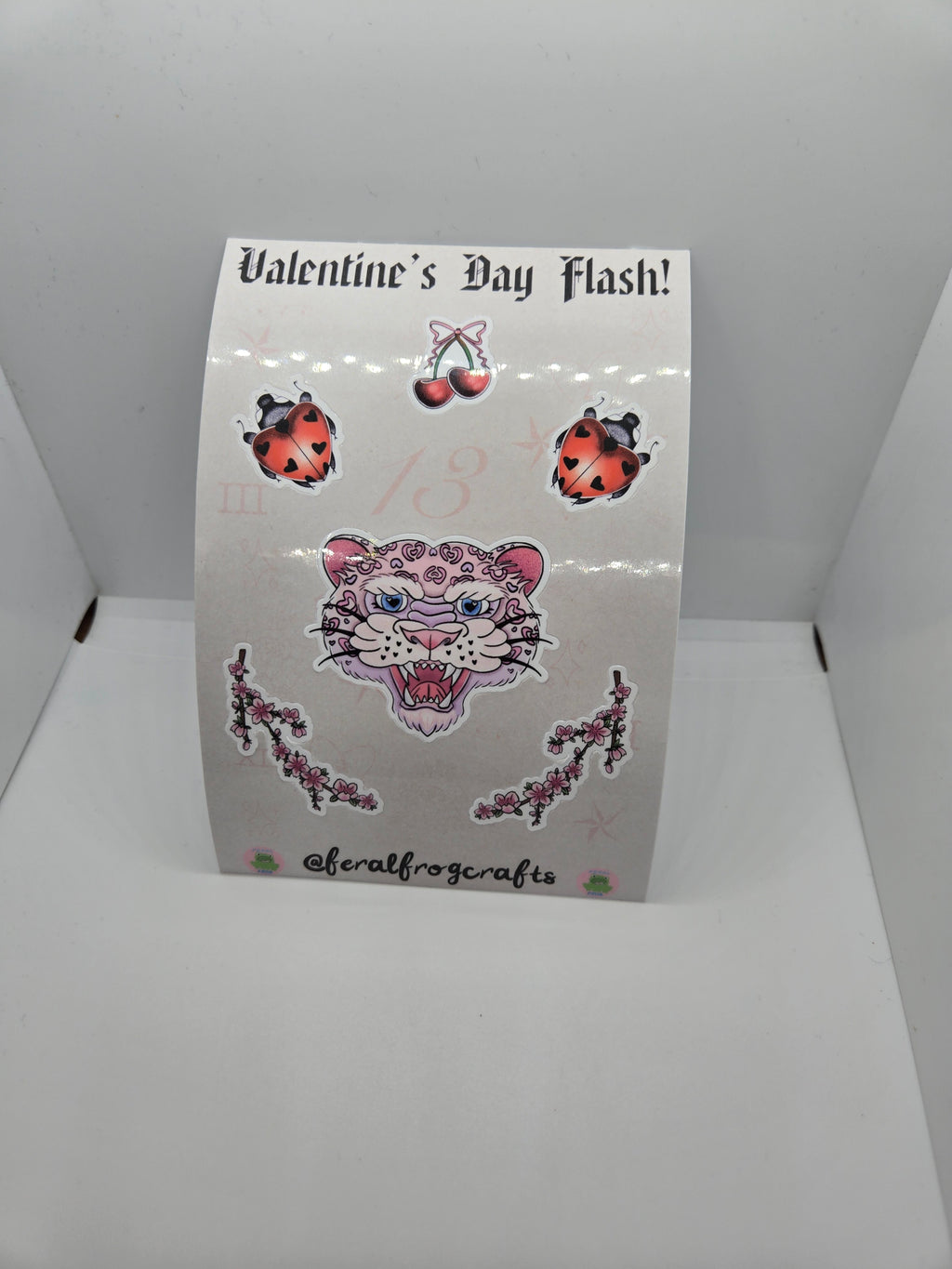 Valentine's Day Flash Sticker Sheet