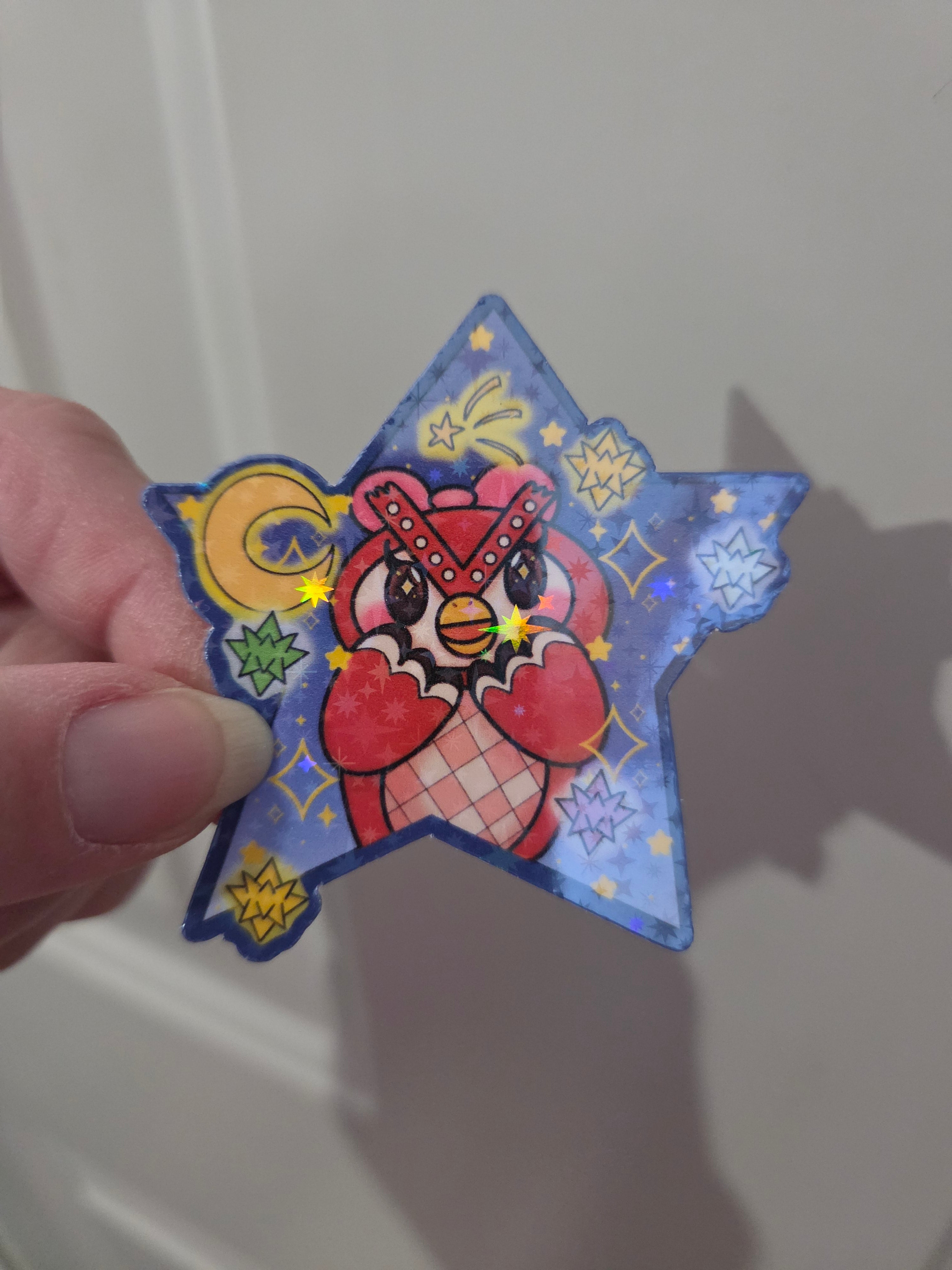 Starry Owl Sticker