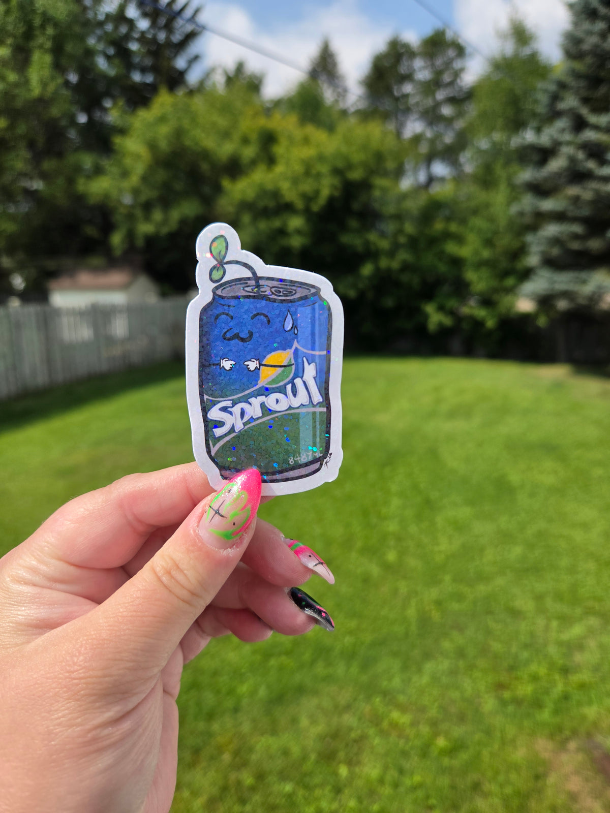 Sprout Silly Soda Sticker