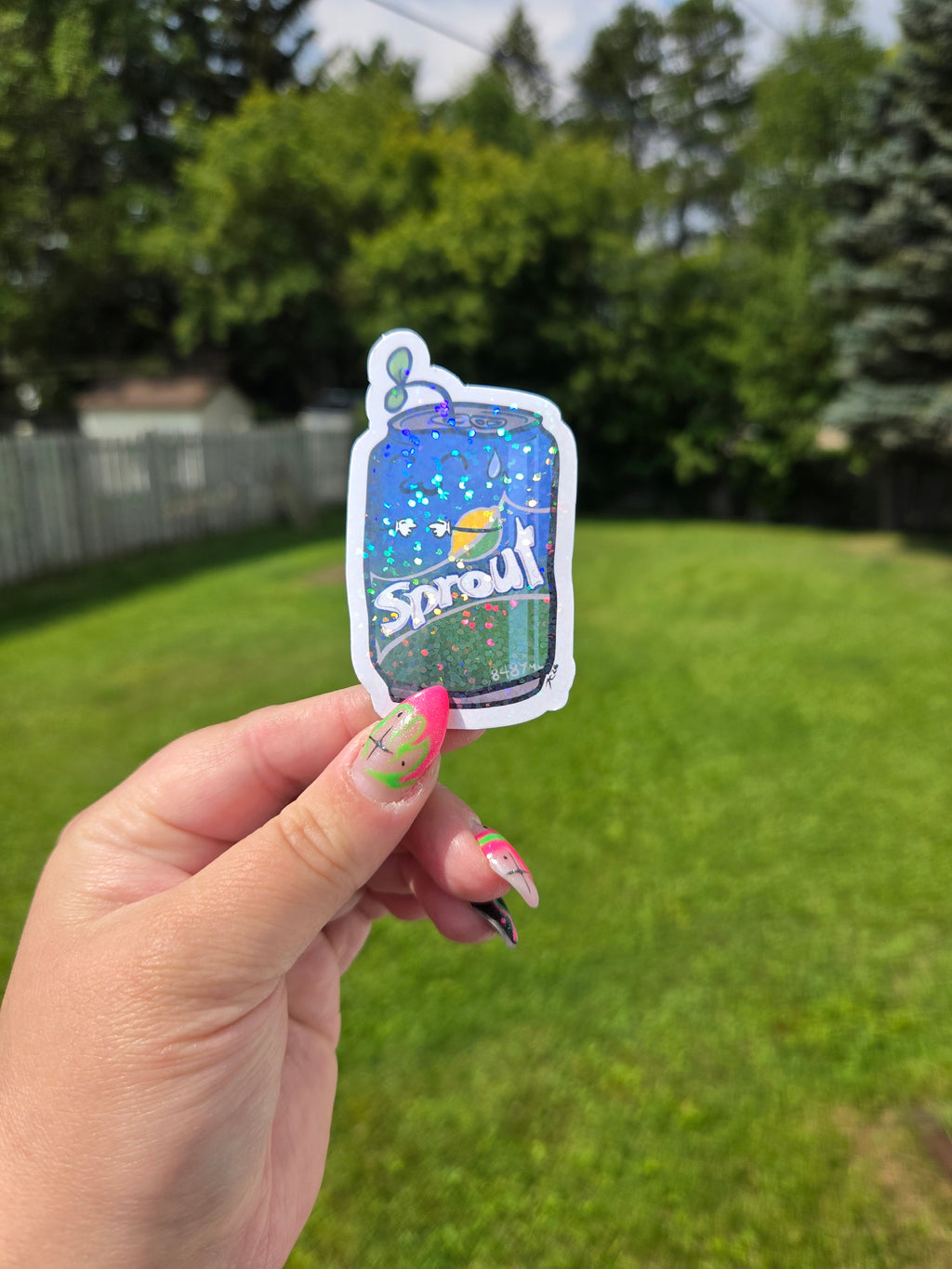Sprout Silly Soda Sticker