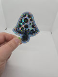 Mushroom Holographic Sticker