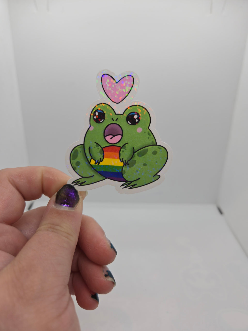 Gender and Sexuality Flag Frog Stickers