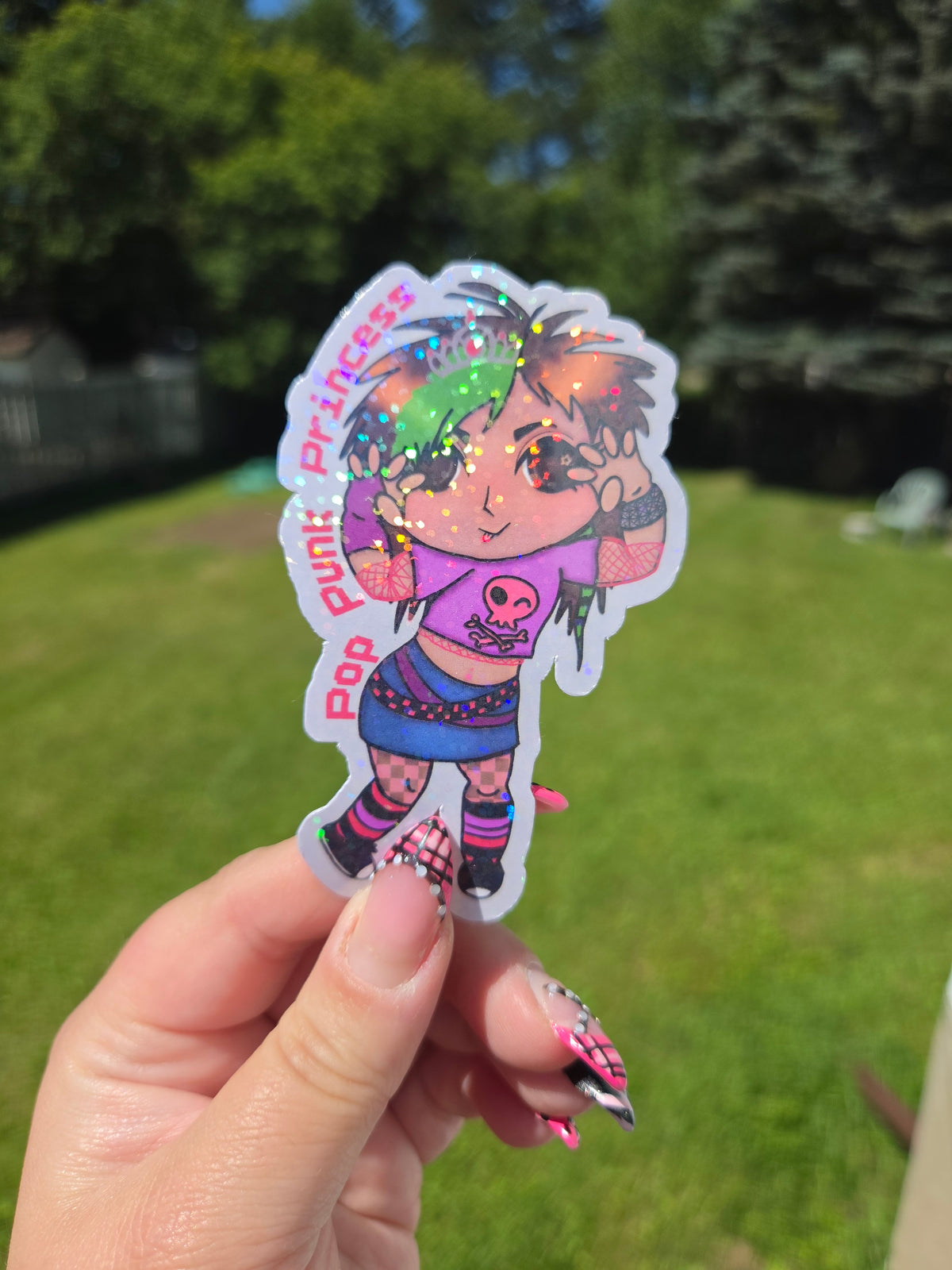 Pop Punk Princess Sticker