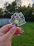 Count Frogula Sticker