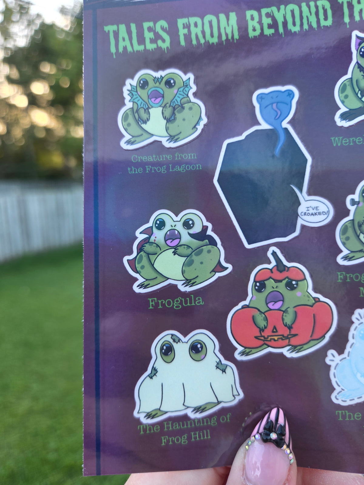 Tales From Beyond the Pond Sticker Sheet