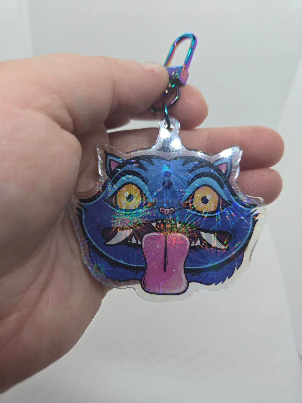 Derpy Tiger Keychain
