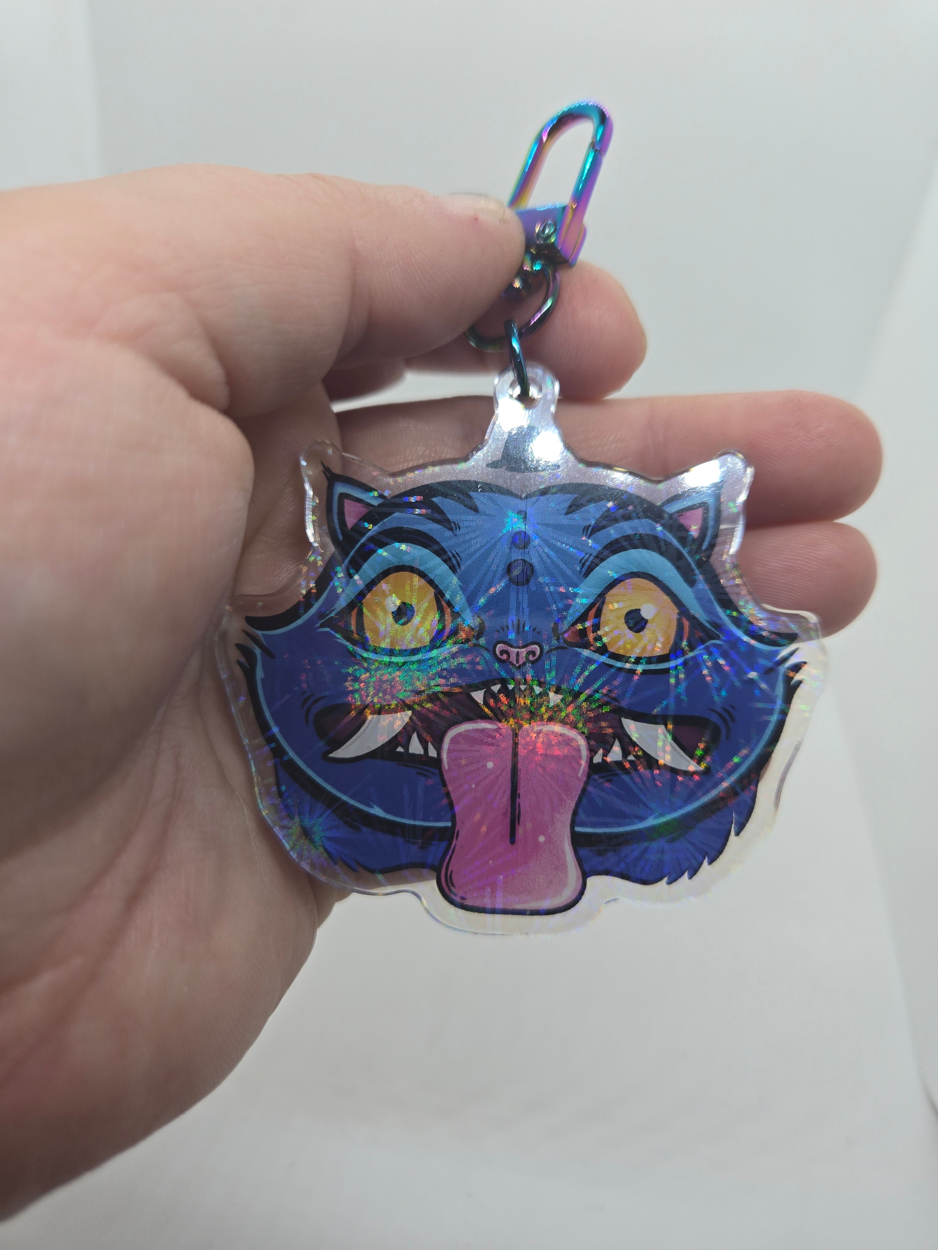 Derpy Tiger Keychain