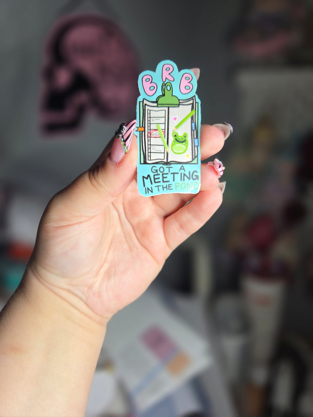 Pond Meeting Planner Sticker