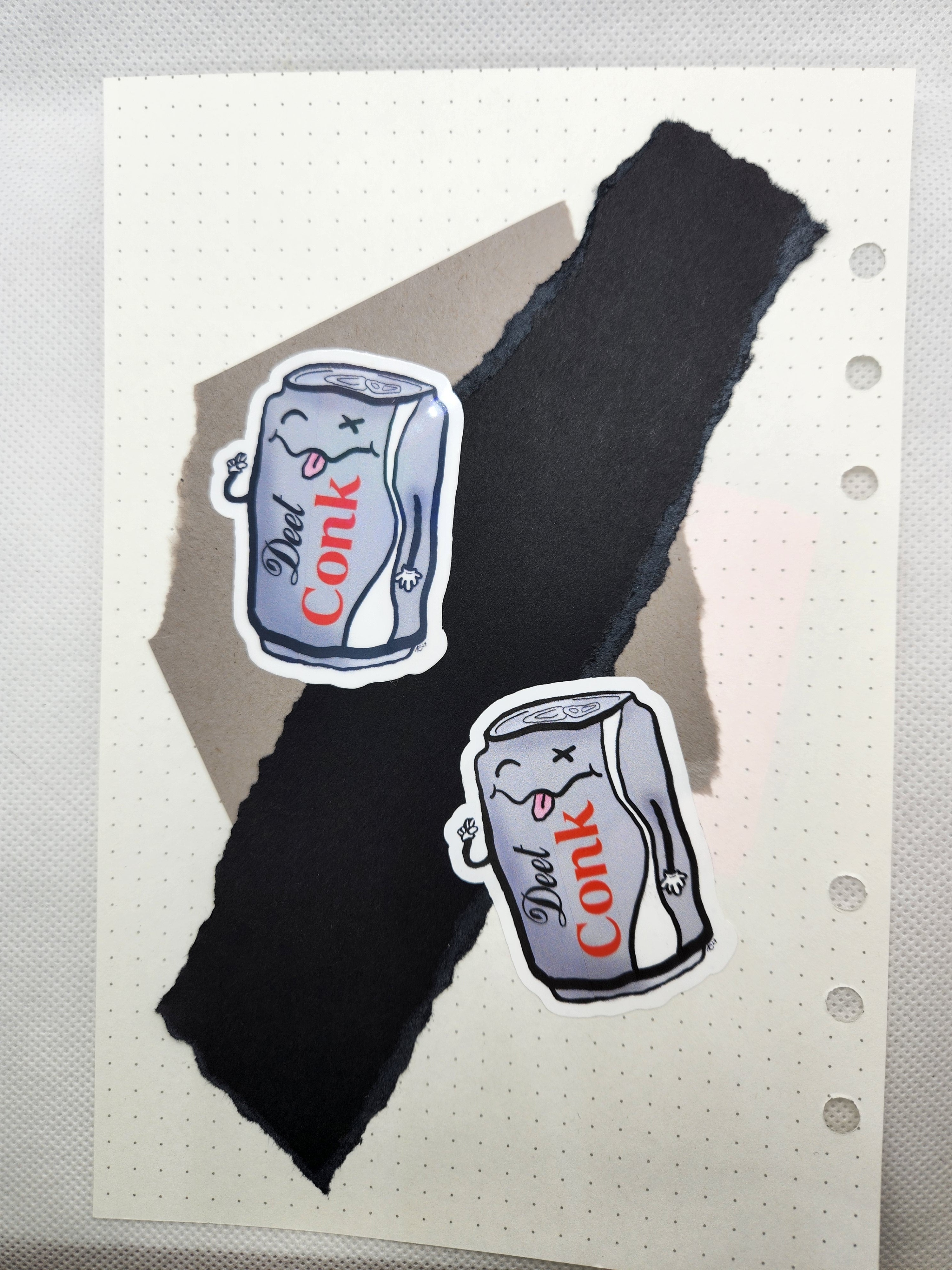 Deet Conk Silly Soda Sticker