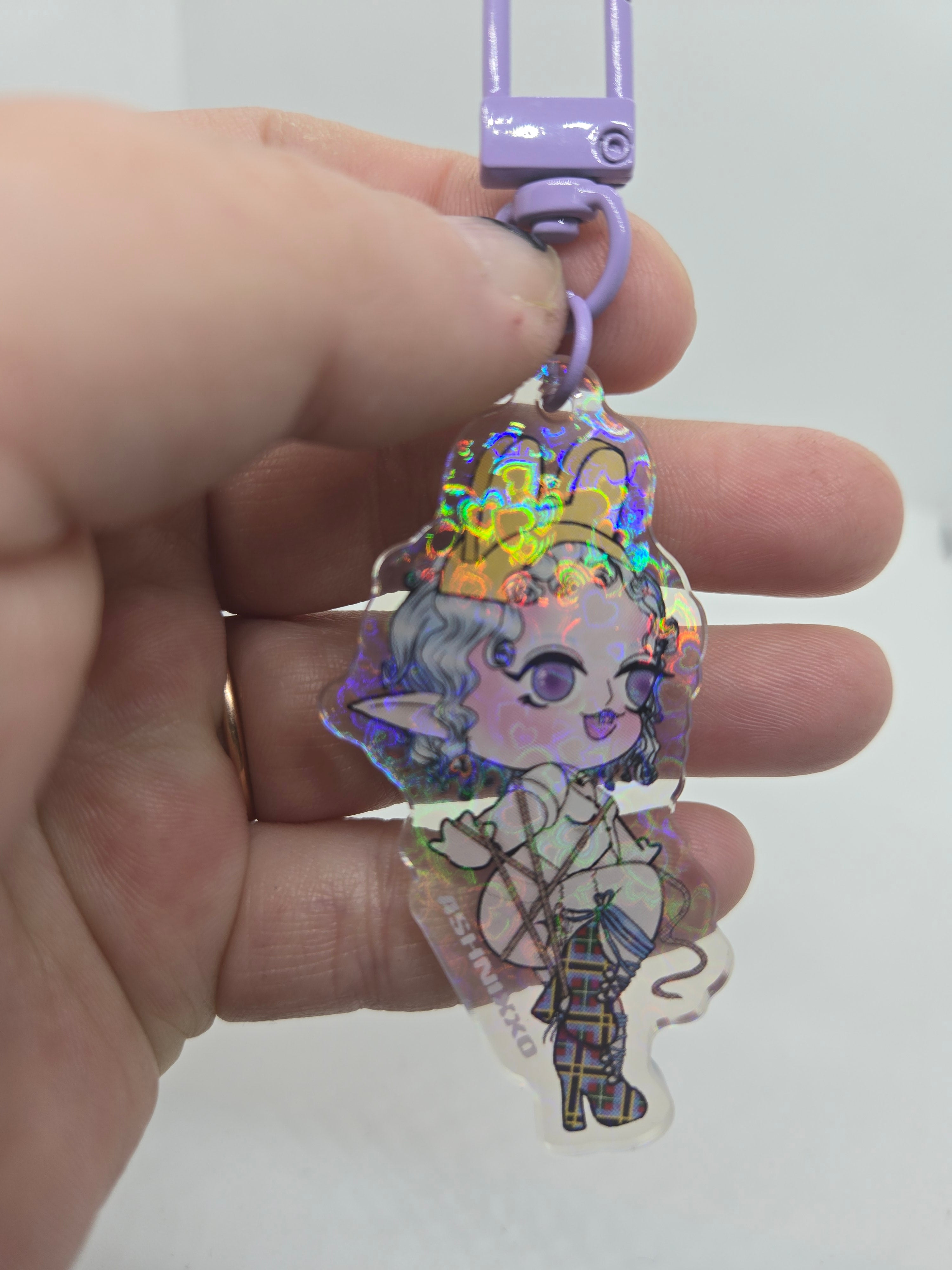 Smoochie Girl Keychain