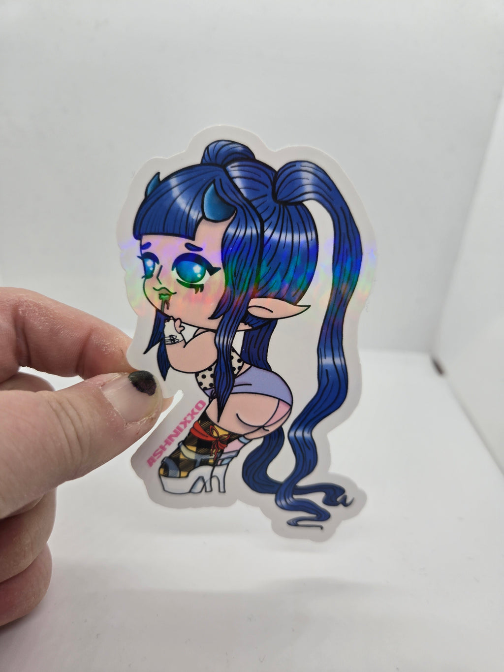 Demi Devil Girl Sticker