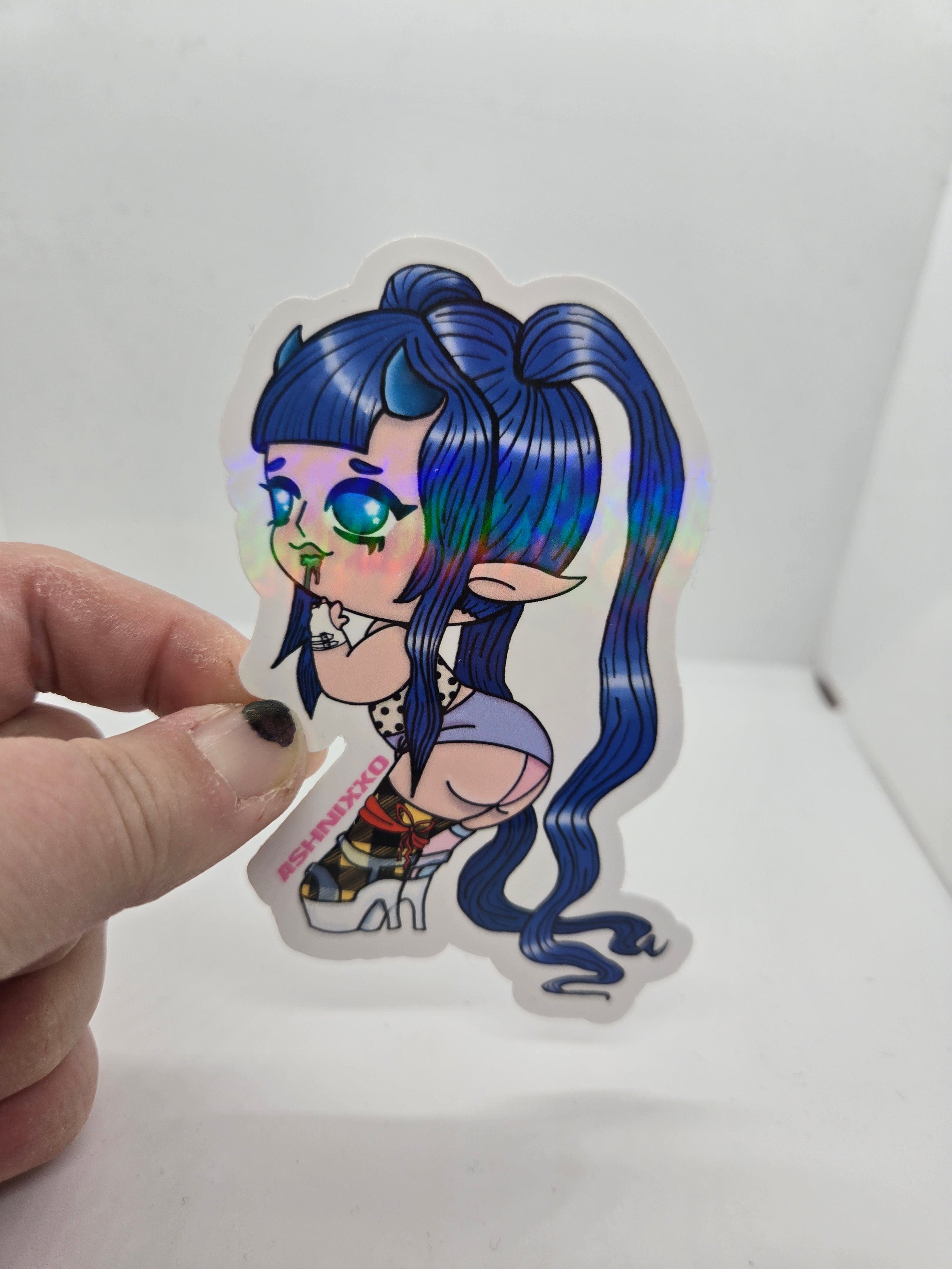 Demi Devil Girl Sticker